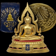 พระพุทธชินราช มวก. วัดเบญฯ ปี 19 หน้าตัก 5.9 นิ้ว ปิดทอง