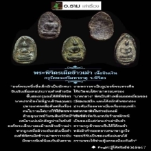 พระพิจิตร​ เม็ดข้าวเม่า พิมพ์​เกศคต แขนกลม​ + บัตร​สมาคม​ฯ​