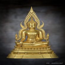 พระพุทธชินราช วัดวังทอง ปี 2518  หน้าตัก 9 นิ้ว ปิดทอง