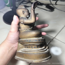กุมารทองเจริญลาภหลวงปู่แย้ม วัดสามง่าม ปี36 จารหมึก 5นิ้ว