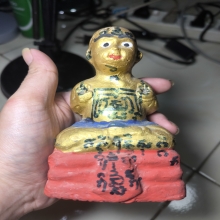 กุมารทองพัดยศหลวงปู่แย้ม วัดสามง่าม ลายมือหลวงตาทม