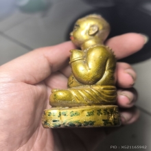 กุมารทองรุ่นมหาโชคคุ้มภัยปี40หลวงปู่แย้ม วัดสามง่าม