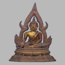 พระพุทธชินราช 3K ปี 2511 5 นิ้ว ก้นดินไทย