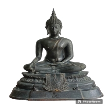 พระบูชาปางประทานพร วัดพิกุลทอง​ ปี2512​
