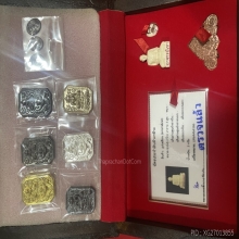 พระชุดวางศิลาฤกษ์พระเจดีย์ พระอาจารย์อดิเรก วัดหนองทราย