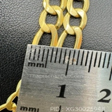 สร้อย18k ลาย3-1นิยม งานตัน สวมหัวได้ น้ำหนัก 28กรัม