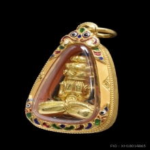 พระปิดตาพังพระกาฬ(คันฉ่อง)เนื้อทองคำ(สวยแชมป์)