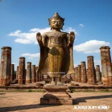 พระพุทธรูป สมัยอยุธยา ทรงเครื่องน้อย ราชวงศ์สุพรรณภูมิ เดิม 