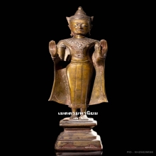 พระพุทธรูป สมัยอยุธยา ทรงเครื่องน้อย ราชวงศ์สุพรรณภูมิ เดิม 