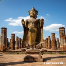 พระพุทธรูป สมัยอยุธยา ทรงเครื่องน้อย ราชวงศ์สุพรรณภูมิ เดิม 