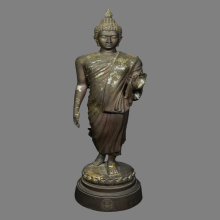 พระบูชา 25 พุทธศตวรรษ  นครปฐม ปี 2525 สูง 18 นิ้ว