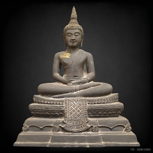 พระพุทธชัยศรี วัดกลางบางแก้ว นครปฐม ปี 2518 (รมดำ) 5 นิ้ว