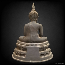 พระพุทธชัยศรี วัดกลางบางแก้ว นครปฐม ปี 2518 (รมดำ) 5 นิ้ว