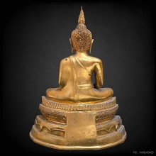 พระพุทธชัยศรี วัดกลางบางแก้ว นครปฐม ปี 2518 กะใหล่ทอง 5 นิ้ว