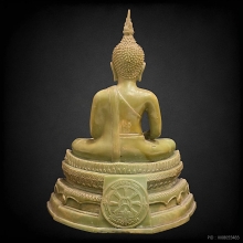 พระพุทธชัยศรี วัดกลางบางแก้ว นครปฐม ปี 2518 (หินหยก) 5 นิ้ว