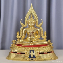 พระพุทธชินราช รุ่น สมโภชน์ 639 ปี พ.ศ.2539 9 นิ้ว ปิดทอง