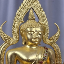 พระพุทธชินราช รุ่น สมโภชน์ 639 ปี พ.ศ.2539 9 นิ้ว ปิดทอง