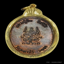 เหรียญนาคปรก ๘ รอบ หลวงปู่ทิม วัดละหารไร่ เลี่ยมทองเพชรCZ