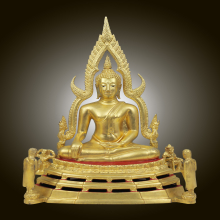 พระพุทธชินราช วัดท่ามะปราง ปี 2516 หน้าตัก 5.9 นิ้ว 