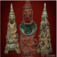 พระก่อเมือง ศิลปะพม่า หน้าตัก 1.5 นิ้ว 