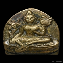 เหรียญหล่อพระโพธิสัตว์ดารา ท่านเจ้าคุณโพธิ์แจ้ง วัดโพธิ์แมน
