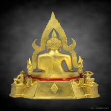 พระพุทธชินราช วัดนางพญา ปี 2519 หน้าตัก 5 นิ้ว ปิดทอง