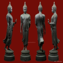 พระพุทธลีลาพุทธมณฑล 25พุทธศตวรรษ ปี2525 ขนาด24นื้ว
