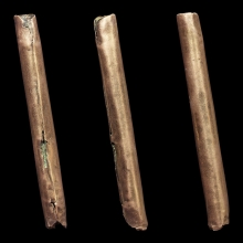 ตะกรุดเป่าแล่นหลวงพ่อบุญยัง วัดบางจาก ทองแดงปลอกนาค 3 นิ้ว