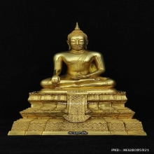 พระบูชาหลวงพ่อวัดไร่ขิง  ปี2520 หน้าตัก9นิ้ว กะไหล่ทอง สวย