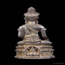 พระกริ่งพนมรุ้งหลวงพ่อทิพย์วัดโพธิ์ทองเนื้อเงิน 