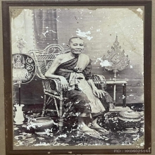 ภาพซีเปีย พระโพธิรังษี (จันแก้ว คนฺธาโร)อดีตเจ้าคณะเชียงใหม่