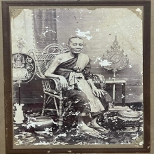 ภาพซีเปีย พระโพธิรังษี (จันแก้ว คนฺธาโร)อดีตเจ้าคณะเชียงใหม่