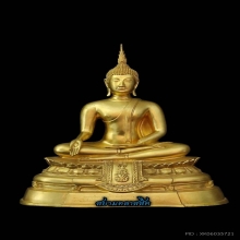 พระบูชา ภปร. ปี 2508 วัดบวรนิเวศ ปิดทอง สวยเดิมๆ