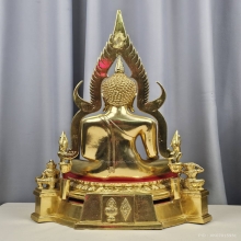 พระพุทธชินราช มาลาเบี่ยง ปี 2520 หน้าตัก 9.9 นิ้ว กะไหล่ทอง