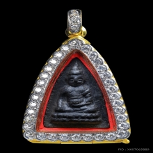 พระพุทโธน้อยคุณย่าบุญเรือน เนื้อใบลานหน้าตุ๊กตาสวยแชมป์
