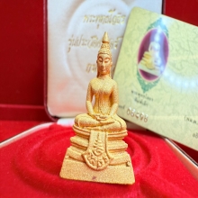 หลวงพ่อโสธร 80 ปี กรมตำรวจ ทองคำ พ่นทราย เส้นคอครบ สวยเดิม
