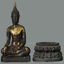 พระบูชาสุโขทัย หลวงพ่อสนิท วัดลำบัวลอย (รุ่นแรก) ปี2509