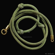 เชือกสามปมสีเขึยวพร้อมหุ้มทอง หลวงพ่อฤาษีลิงดำ
