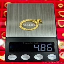 ตลับทองทรงกลม 2.0 cm.