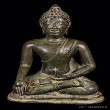 พระบูชาเชียงแสนยุคต้นๆเนื้อสำริด“หน้าตัก5 นิ้ว