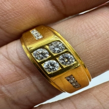 แหวนเพชรทองคำแท้18k สวยๆ ราคาไม่แพงครับ