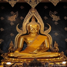 พระพุทธชินราช หลวงปู่เทียนวัดโบสถ์ จ.ปทุมธานี 