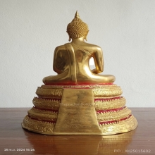 พระประธาน​ยิ้มรับฟ้าอนุสรณ์​108ปี​กระไหล่​ทอง 9นิ้ว​ ปี23​