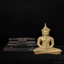 พระพุทธมหาธรรมราชา หน้าตัก 9 นิ้ว 2 ถอด วัดไตรภูมิ