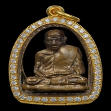 (2)หล่อโบราณเนื้อสตางค์แดง ปี10 ตอกก้น หลวงพ่อสงฆ์ ชุมพร