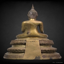 หลวงพ่อวัดไร่ขิง นครปฐม ปี 2514 (ผิวขัด)