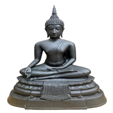 พระบูชา ภปร (กฐินต้น) พ.ศ.2506 วัดเทวสังฆาราม จ.กาญจนบุรี