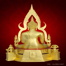 พระพุทธชินราช ภปร ปี 2517 แม่ทัพภาคที่3 จัดสร้าง 9 นิ้ว