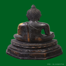 พระบูชาเชียงแสน ปี 2514 วัดเกาะวาลุการาม ลพ เกษม เขมโก