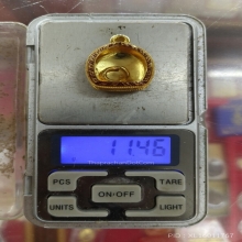 หลวงปู่ภู สังกัจจายน์ข้างเม็ดหายาก + ตลับทอง